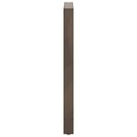 vidaXL Pieds de table de bar en acier naturel  2 pièces  60 x (100-101) cm