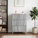 vidaXL Armoire à tiroirs 66 x 34 5 x 90 cm Bois d'ingénierie