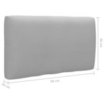 vidaXL Salon de jardin palette 6Pièces avec coussins Bois de pin imprégné