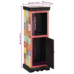 vidaXL Cabinet 30x30x90 cm en Bois Massif