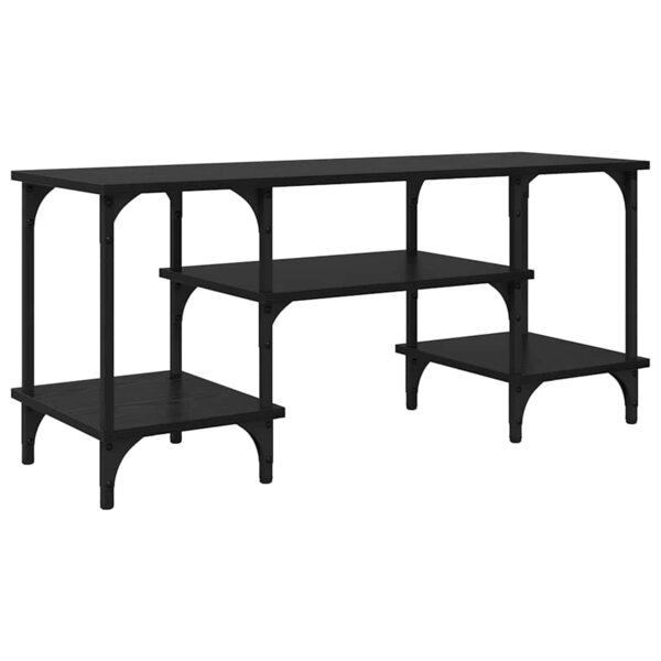 vidaXL Meuble TV Chêne noir 102 x 35 x 45 5 cm