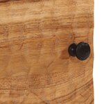 vidaXL Table de chevet 40x33x46 cm Bois d'acacia massif