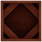 vidaXL Jardinière Rouillé 30 x 30 x 30 cm