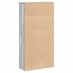 vidaXL Bibliothèque sonoma gris 60x24x120 cm bois d'ingénierie