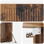vidaXL Meuble TV mural Bois ancien 59 5 x 31 x 30 cm Bois d'ingénierie