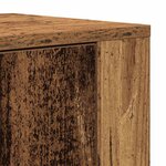vidaXL Haut de Buffet Bois ancien 80 x 33 x 150 cm Bois d'ingénierie