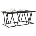 vidaXL Table basse Chêne noir 100 x 50 x 40 cm