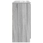 vidaXL Buffet avec tiroirs sonoma gris 100 5x35x76cm bois d'ingénierie