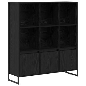 vidaXL Bibliothèque 2 Pièces Chêne noir 99 5 x 30 x 108 cm