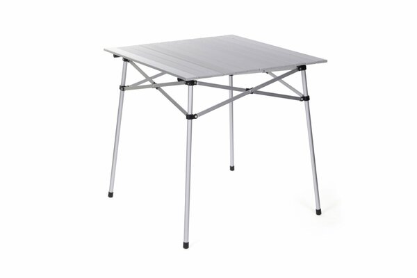 Table à lattes de camping - O'Camp - Housse de transport inclus - Dimensions : 70 x 70  x 70 cm