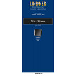 Bandes double soudure 265 x 90 mm pour blocs  carnets de timbres. Fond - Noir
