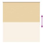 Store enrouleur occultant 160 x 175 cm beige