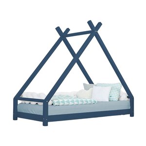Lit tipi enfant TAHUKA 120 x 200 bleu marine