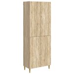 vidaXL Ensemble de Meubles 2 Pièces Chêne Sonoma Bois d'ingénierie