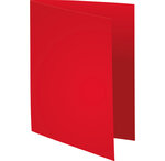 Paquet 100 chem Foldyne180 bord décalé rouge x 5 EXACOMPTA