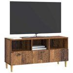 vidaXL Meuble TV 102 x 34 5 x 50 cm Bois ancien Bois d'ingénierie