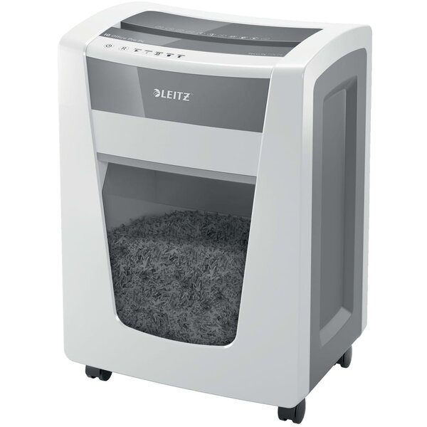 Leitz déchiqueteuse de papier crosscut iq office pro p4