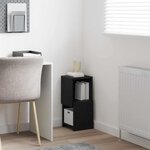 vidaXL Meuble d'angle Blanc 25 5x25x55cm Bois d'ingénierie