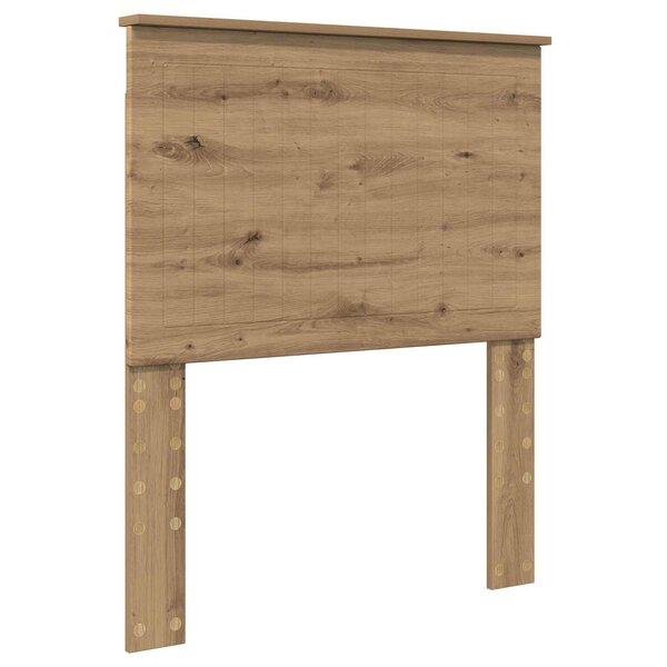vidaXL Tête de lit Chêne artisanal 80 cm Bois d'ingénierie