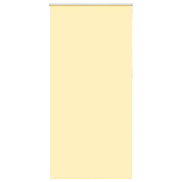 vidaXL Store enrouleur occultant jaune largeur du tissu 85 7 cm