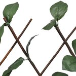 vidaXL Clôtures à treillis de saule 5Pièces feuille artificielle 180x60cm