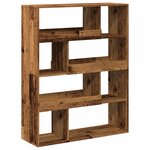 vidaXL Cloison de séparation vieux bois bois d'ingénierie
