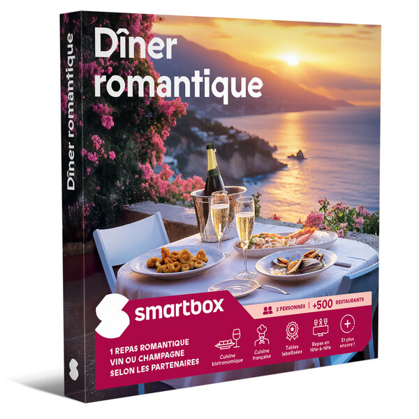 SMARTBOX - Coffret Cadeau Dîner Romantique -  Gastronomie
