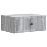vidaXL Cabinet de chevet 2 pièces Sonoma gris 49 x 34 5 x 20 cm