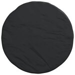 vidaXL Housse de Table Extérieure Noir 112 x 112 x 10 cm Tissu 210D