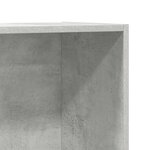 vidaXL Bibliothèque/Meuble TV Gris béton 36x30x114cm Bois d’ingénierie