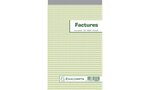 Manifold Factures 22x13 5cm collé en tête 50 feuillets dupli autocopiants EXACOMPTA