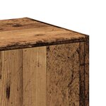 vidaXL Armoire d'apothicaire vieux bois 40x41x77 5cm bois d'ingénierie