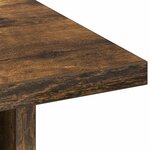 vidaXL Table de chevet avec tiroir 2 Pièces Chêne fumé 41 x 40 x 45 cm