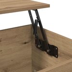 vidaXL Cabinet de chevet chêne artisanal 60 x 44.5 x 45 cm