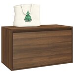 vidaXL Banc d'entrée 80x40x45 cm Chêne marron Bois d'ingénierie