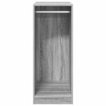 vidaXL Garde-robe sonoma gris 48x41x102 cm bois d'ingénierie