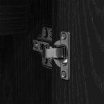 vidaXL Ensemble de mobilier de salle de bain avec stockage 2 Pièces Noir