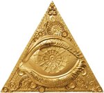 Pièce de monnaie en Argent 2000 Francs g 62.2 (2 oz) Millésime 2025 Conspiracy DIGITIZED EYE OF PROVIDENCE