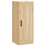 vidaXL Buffet haut Chêne sonoma 34 5x34x180 cm Bois d'ingénierie
