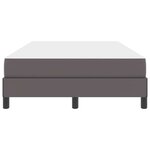vidaXL Lit avec matelas Gris 120 x 190 cm Faux cuir