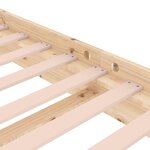 vidaXL Cadre de lit bois massif 90x190 cm simple