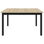 vidaXL Table basse Sonoma 80 x 80 x 45 cm Bois d'ingénierie