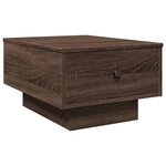 vidaXL Table basse chêne marron 60x45x31 cm bois d'ingénierie