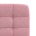 vidaXL Chaises à manger lot de 2 Rose Velours