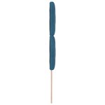 vidaXL Tête de lit en velours bleu foncé avec design en blocs de diamant - 90 cm