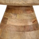vidaXL Table d'appoint Ø50x40 cm bois de manguier massif
