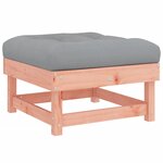 vidaXL Salon de jardin 7 Pièces avec coussins bois massif douglas