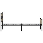 vidaXL Cadre de lit sans matelas chêne sonoma 100x190 cm