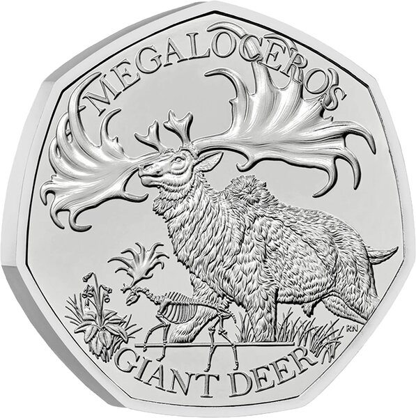 Royaume-Uni Cerf géant - 50 Pences 2024 BU