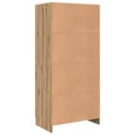 vidaXL Armoire artisian oak 82 5 x 51 5 x 180 cm Bois d'ingénierie